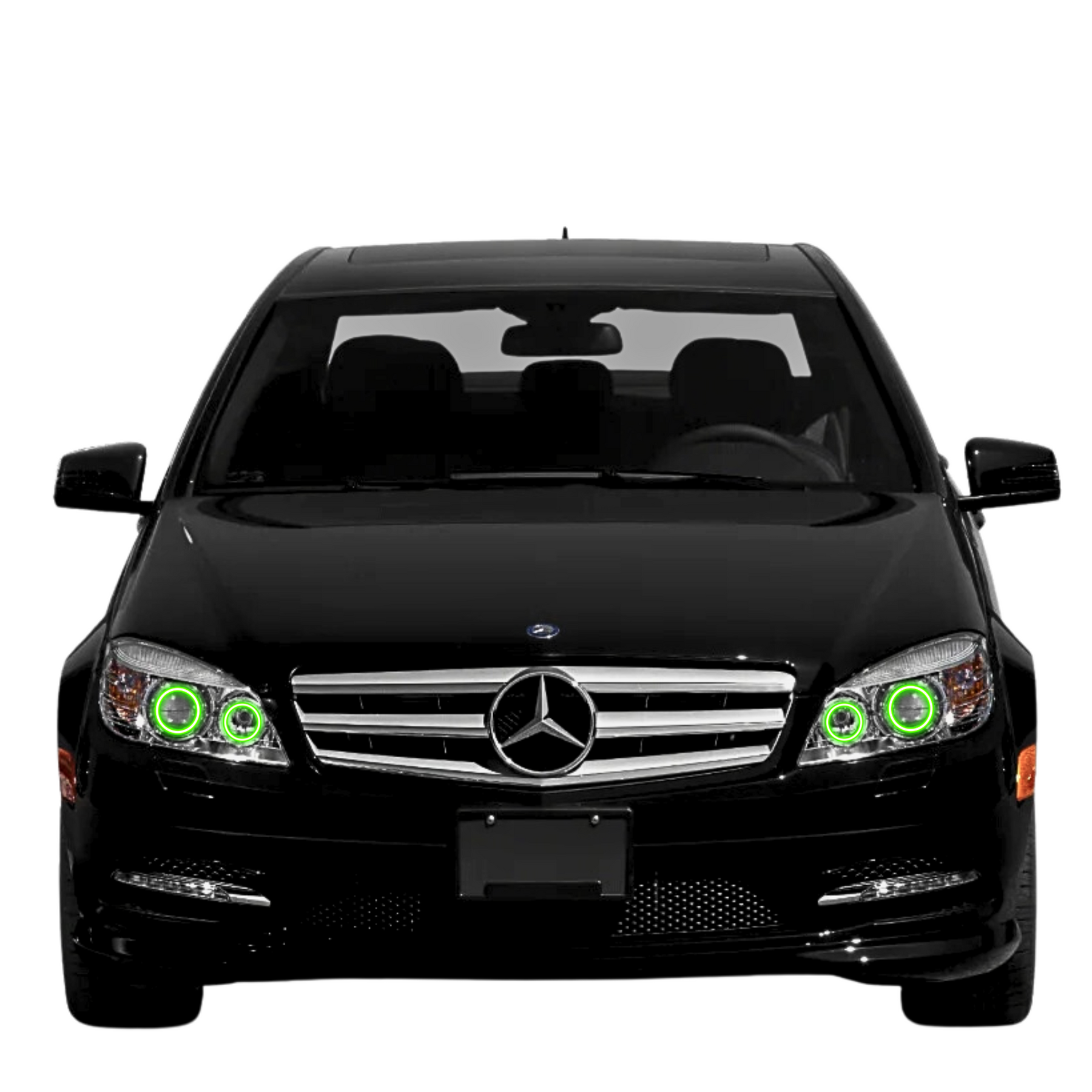 2008-2011 Mercedes C-Class C250 C300 C350 Multicolor Halo Kit