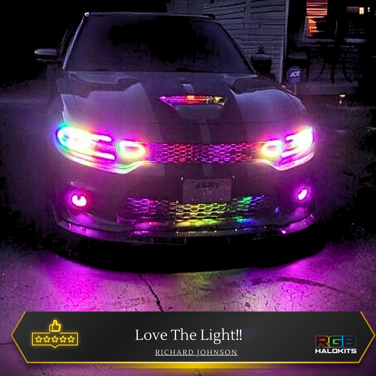 RGBW LED Grille Kit – Custom Multicolor LED Lighting by RGB Halo Kits