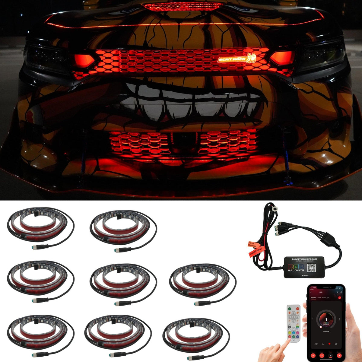 RGBW LED Grille Kit