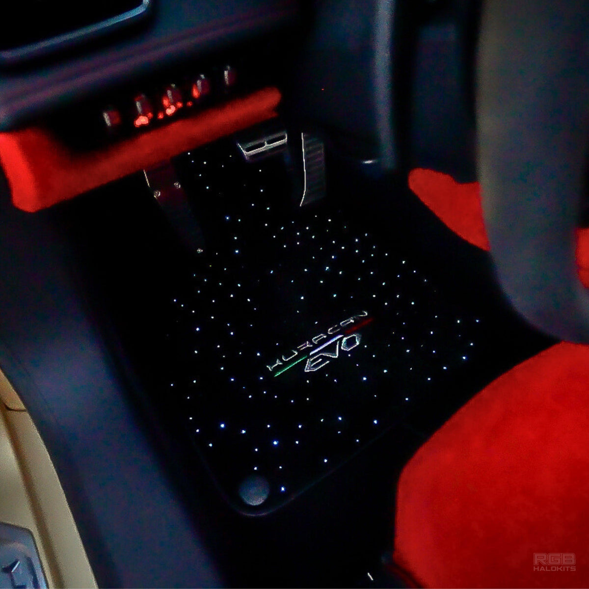 RGBW Multicolor Star Light Floor Mat Kit – Custom Multicolor LED Lighting by RGB Halo Kits