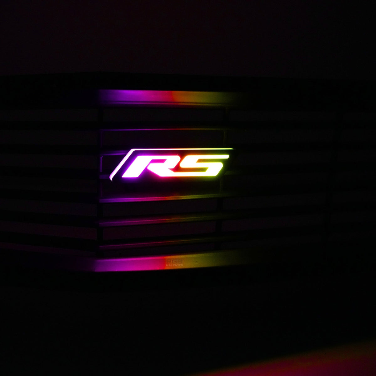 RS LED Emblem Badge: (Multicolor Flow) – Custom Multicolor LED Lighting by RGB Halo Kits