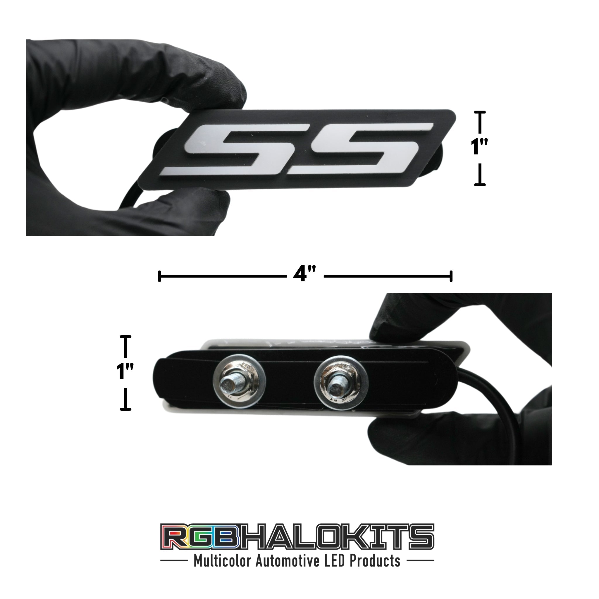 SS LED Emblem Badge: Multicolor Flow (for Chevrolet) – Custom Multicolor LED Lighting by RGB Halo Kits
