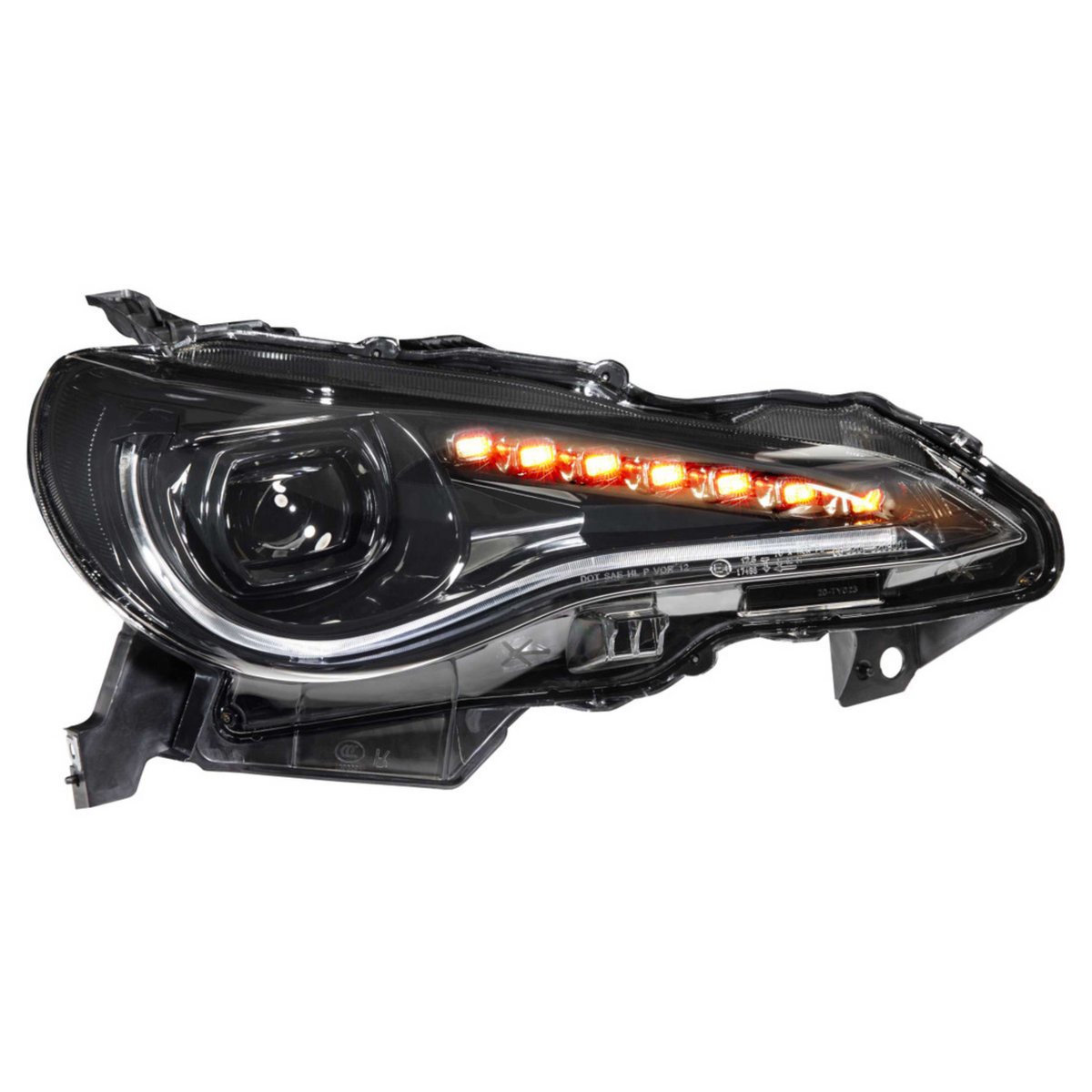 Scion FRS (2012-2016) / Subaru BRZ (2012-2018) / Toyota GT86 (2017-2018): Multicolor Flow Headlights + Demon eyes XB Morimoto – Custom Multicolor LED Lighting by RGB Halo Kits