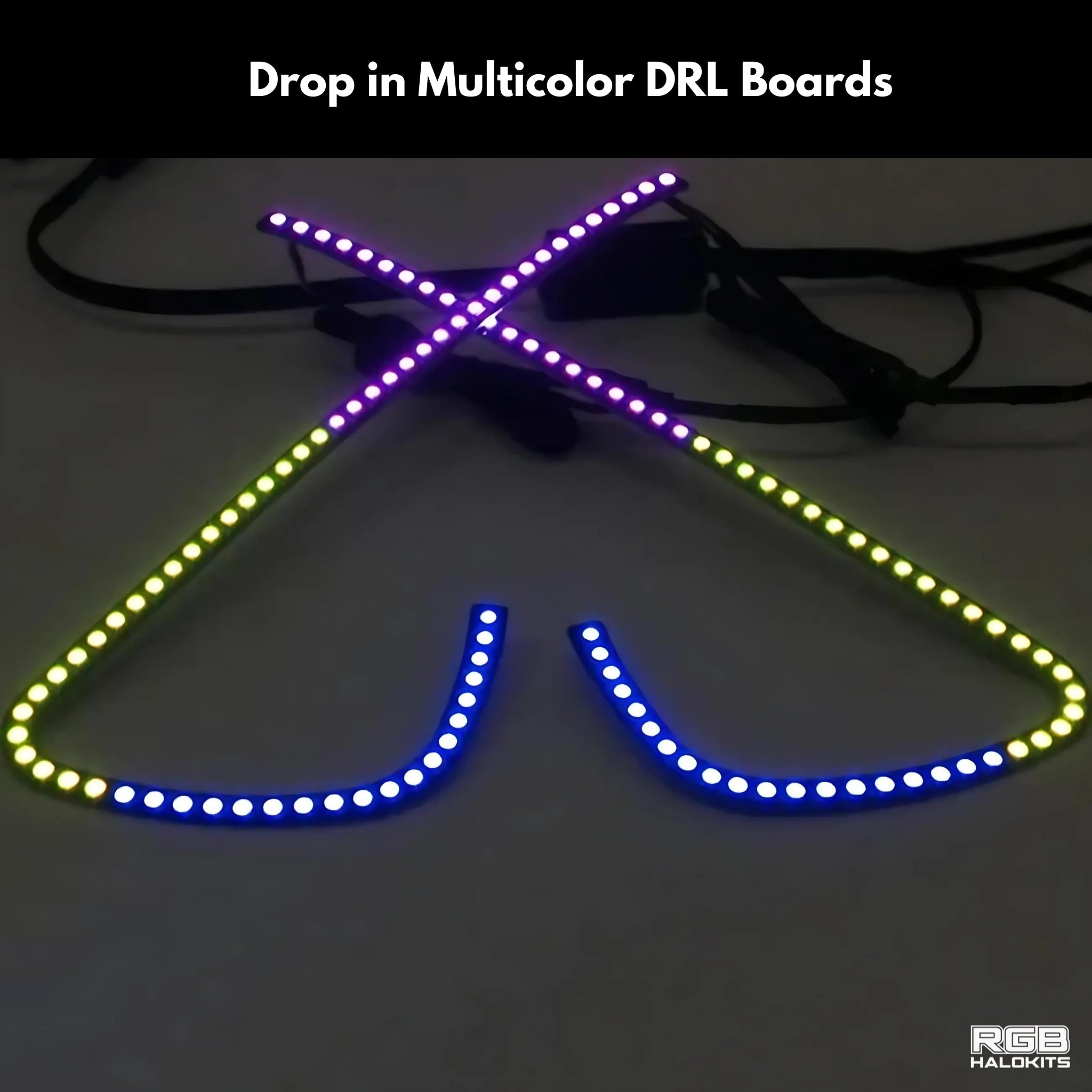 Scion FRS Spec-D Flow Series/Color Chasing DRL Boards (2012-2017) – Custom Multicolor LED Lighting by RGB Halo Kits