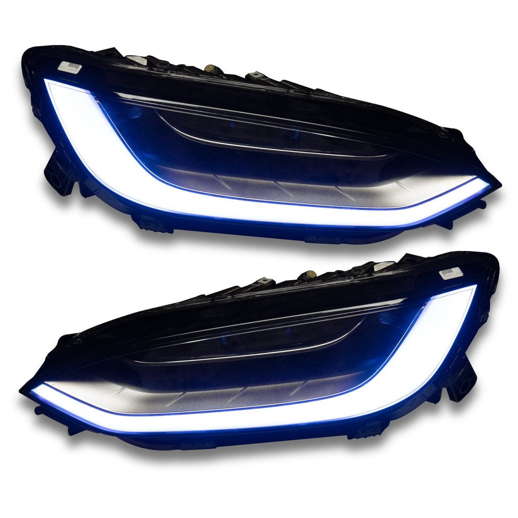 Tesla Model X DRL Boards (Multicolor Flow) 2016-2021 – Custom Multicolor LED Lighting by RGB Halo Kits