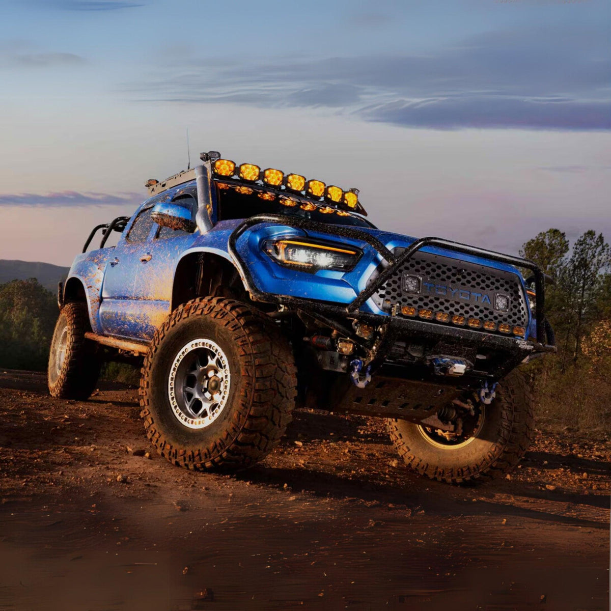 Toyota Tacoma: Multicolor Flow Series Headlights (2016-2023) | XB Evo – Custom Multicolor LED Lighting by RGB Halo Kits