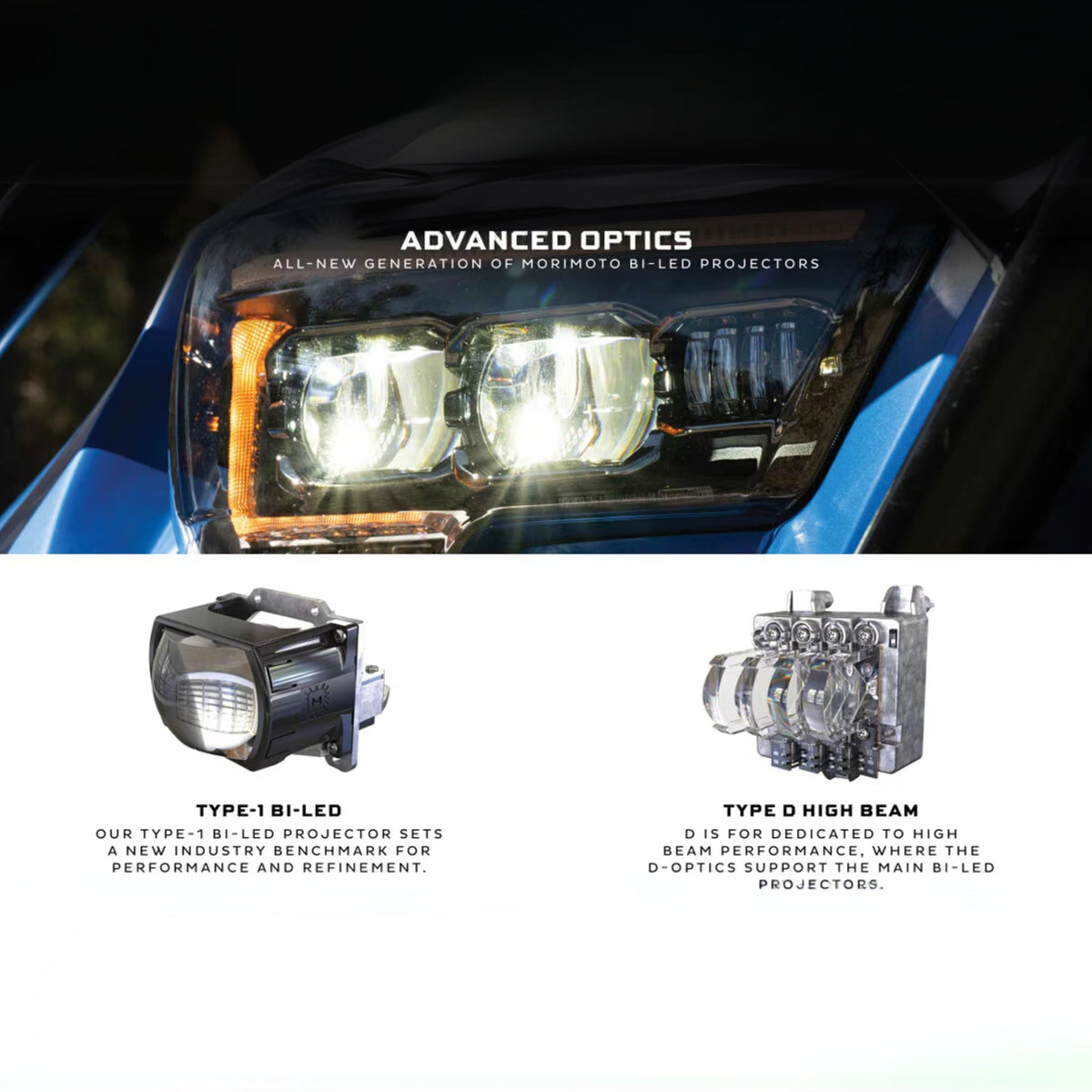 Toyota Tacoma: Multicolor Flow Series Headlights (2016-2023) | XB Evo – Custom Multicolor LED Lighting by RGB Halo Kits