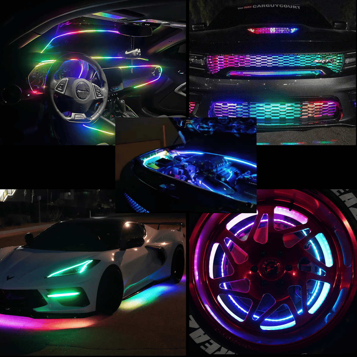 Ultimate Glow Bundle — lighting shown installed