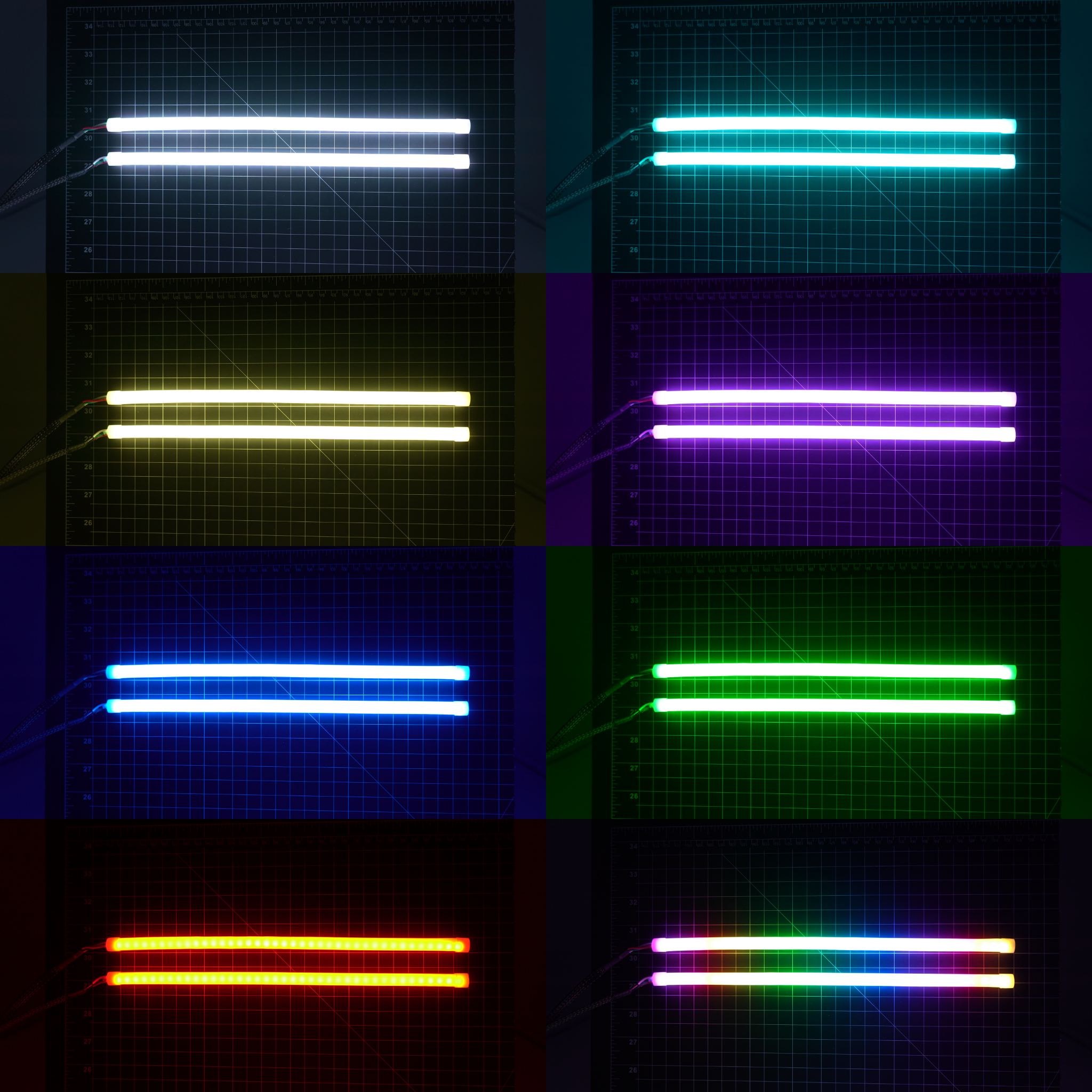 Universal Flexible DRL Tube Diffused Strips | Multicolor – Custom Multicolor LED Lighting by RGB Halo Kits