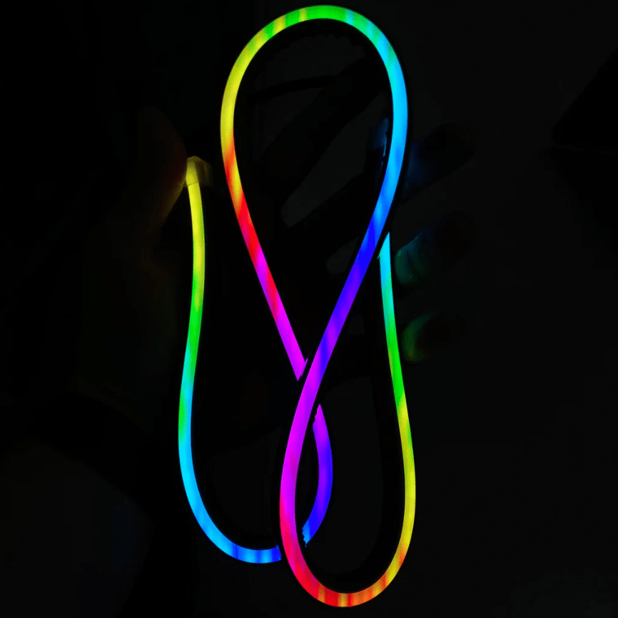 Universal Side Emitting Flexible DRL Diffused Strips | Multicolor – Custom Multicolor LED Lighting by RGB Halo Kits