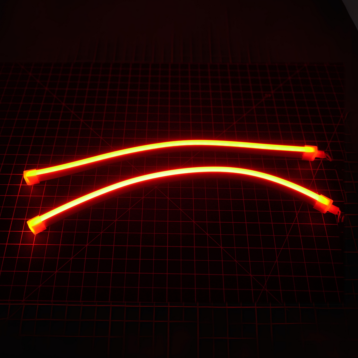 Universal Side Emitting Flexible DRL Diffused Strips | Multicolor – Custom Multicolor LED Lighting by RGB Halo Kits