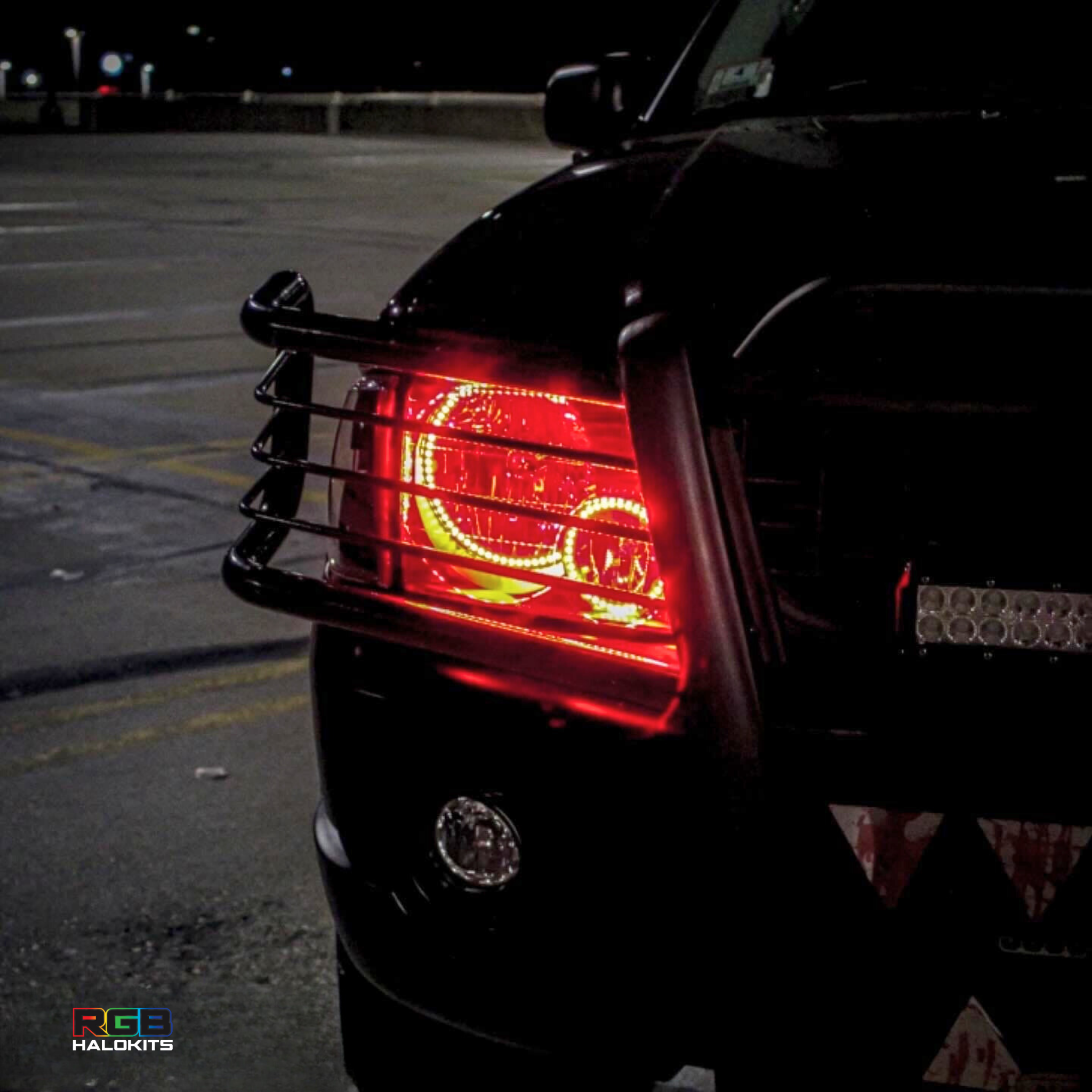 2002-2005 Ford Explorer Multicolor Halo Kit - RGB Halo Kits Multicolor Flow Series Color Chasing RGBWA LED headlight kit Colorshift Oracle Lighting Trendz OneUpLighting Morimoto theretrofitsource AutoLEDTech Diode Dynamics