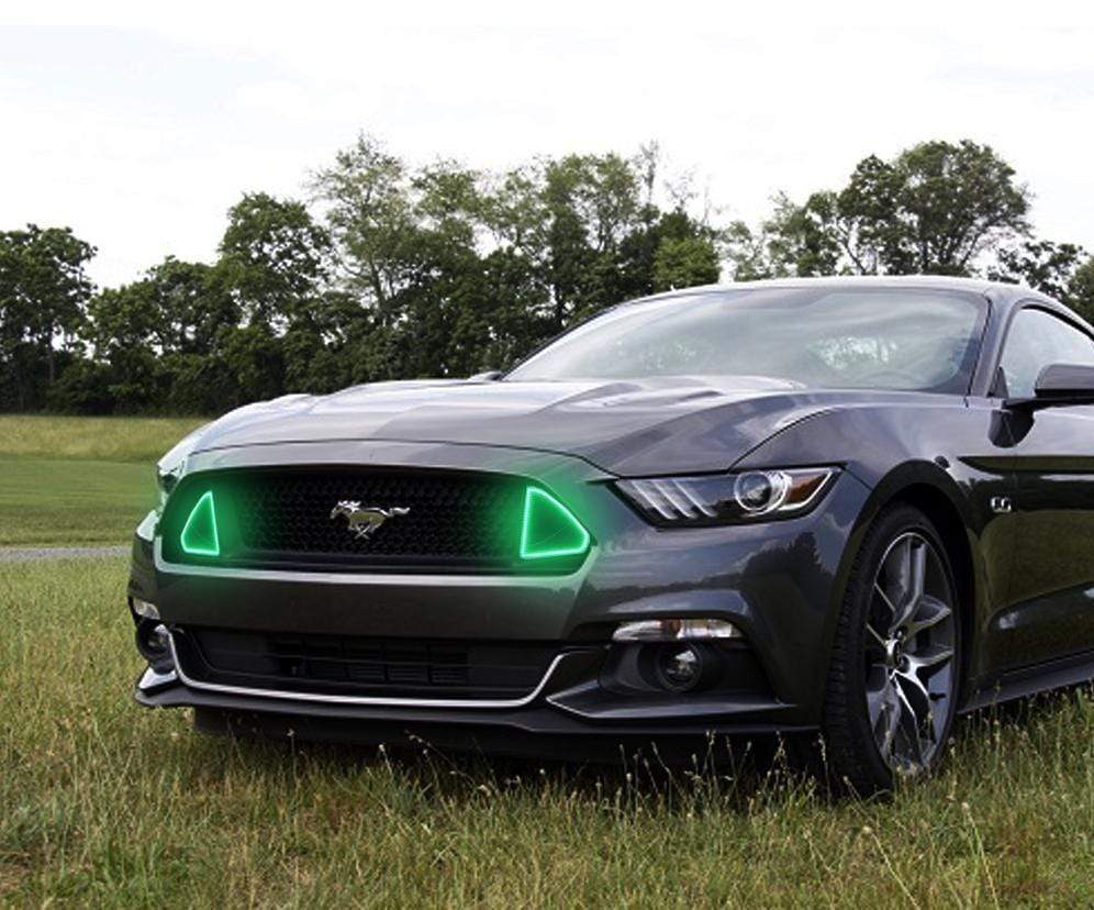 colorwerkz Halo Kits 2015-2017 Ford Mustang RTR Waterproof Grille LED Accents (RGBWA / Flow Series)