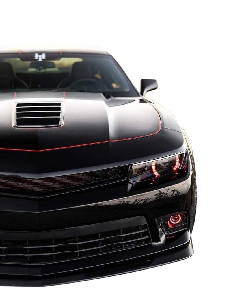 2014-2015 Chevrolet Camaro RS/SS RGBW DRL Boards - RGB Halo Kits Multicolor Flow Series Color Chasing RGBWA LED headlight kit Oracle Lighting Trendz OneUpLighting Morimoto theretrofitsource AutoLEDTech Diode Dynamics