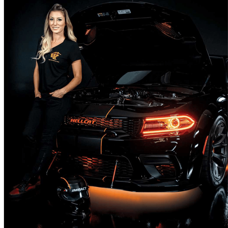2015-2023 Dodge Charger Flow Series/Color Chasing DRL Boards (Diffused LED Version) - RGB Halo Kits Multicolor Flow Series Color Chasing RGBWA LED headlight kit Oracle Lighting Trendz OneUpLighting Morimoto theretrofitsource AutoLEDTech Diode Dynamics