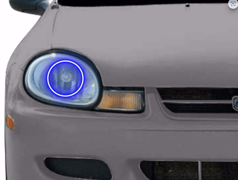 2000-2002 Dodge Neon Multicolor Halo Kit - RGB Halo Kits Multicolor Flow Series Color Chasing RGBWA LED headlight kit Colorshift Oracle Lighting Trendz OneUpLighting Morimoto theretrofitsource AutoLEDTech Diode Dynamics