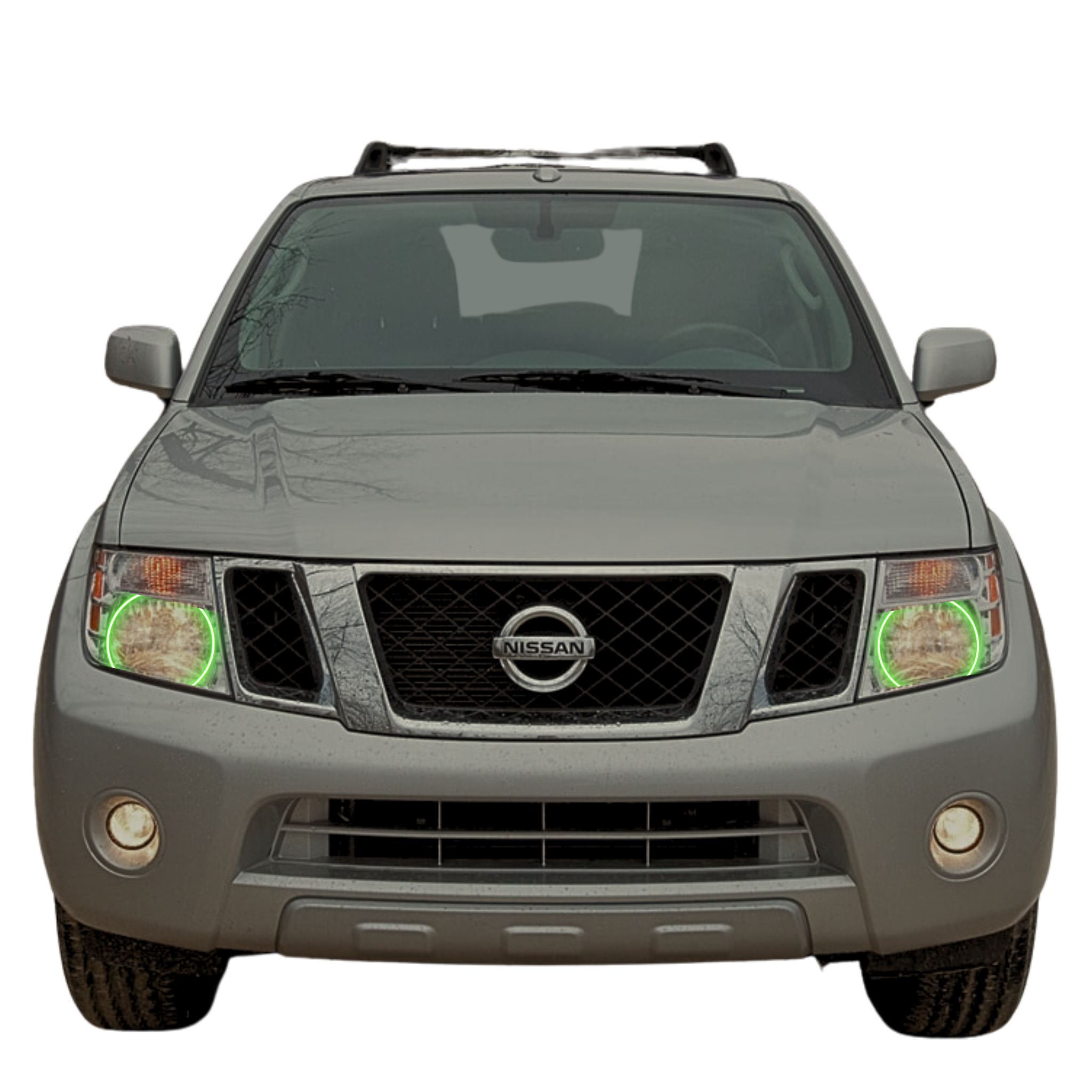 2005-2012 Nissan Pathfinder Halo Kit - RGB Halo Kits Multicolor Flow Series Color Chasing RGBWA LED headlight kit Colorshift Oracle Lighting Trendz OneUpLighting Morimoto theretrofitsource AutoLEDTech Diode Dynamics