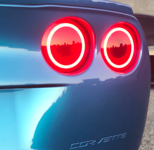2005-2013 Chevrolet C6 Corvette Tail Light Multicolor Halo Kit - RGB Halo Kits Multicolor Flow Series Color Chasing RGBWA LED headlight kit Colorshift Oracle Lighting Trendz OneUpLighting Morimoto theretrofitsource AutoLEDTech Diode Dynamics