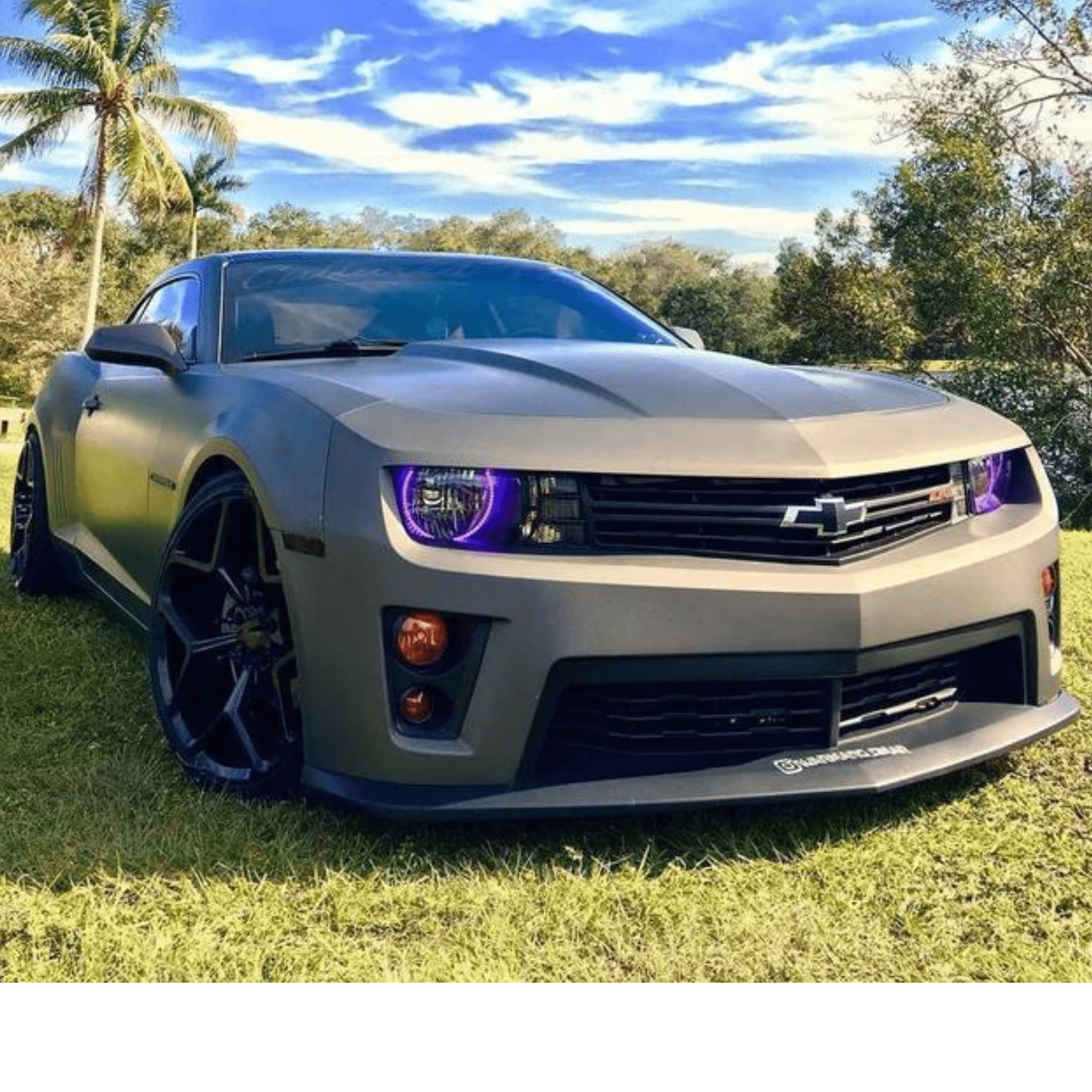 RGB Halo Kits Halo Kits 2010-2013 Chevrolet Camaro Headlight Multicolor Halo Kit