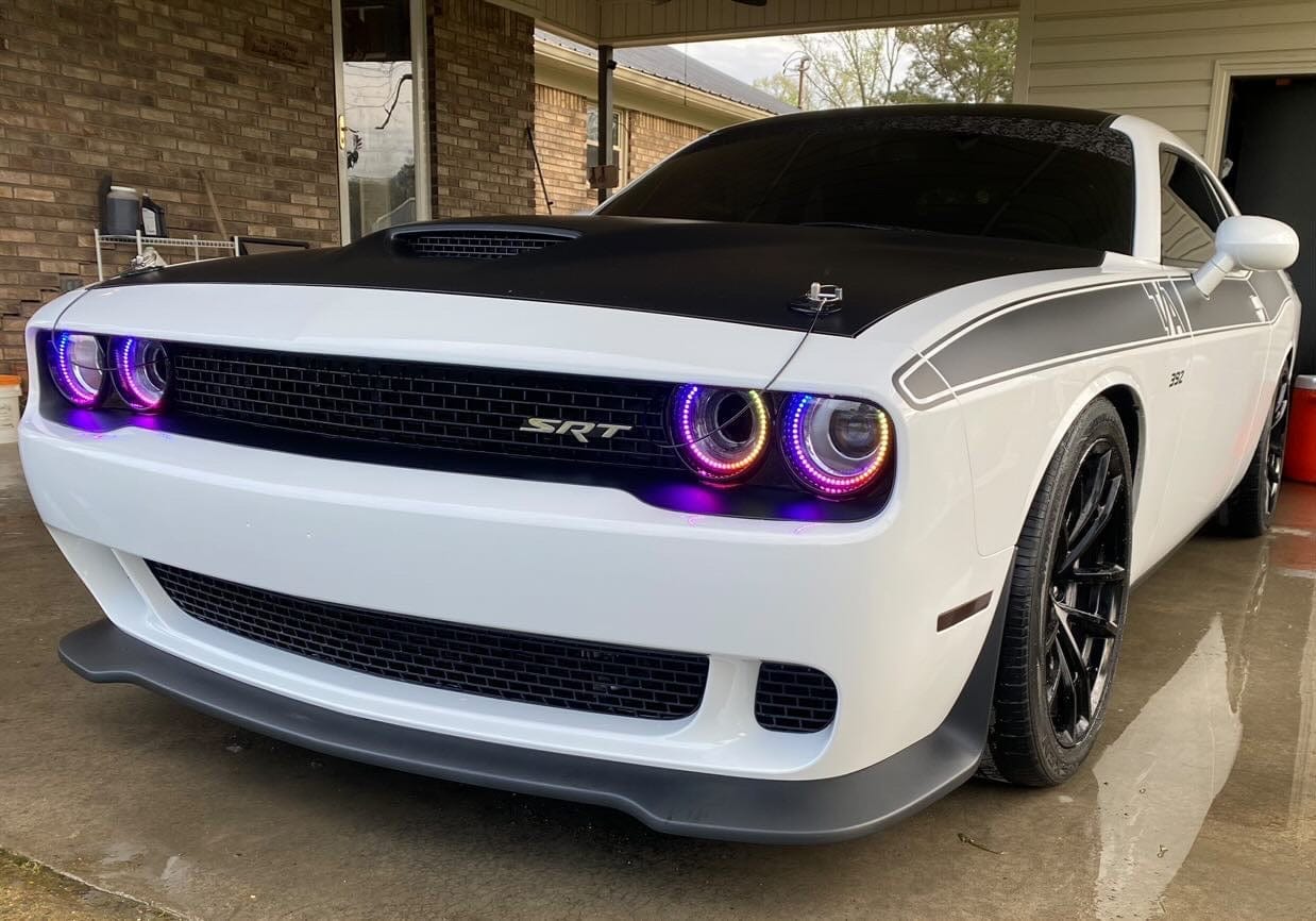 RGB Halo Kits Halo Kits 2015-2022 Dodge Challenger Headlight Halo Kit