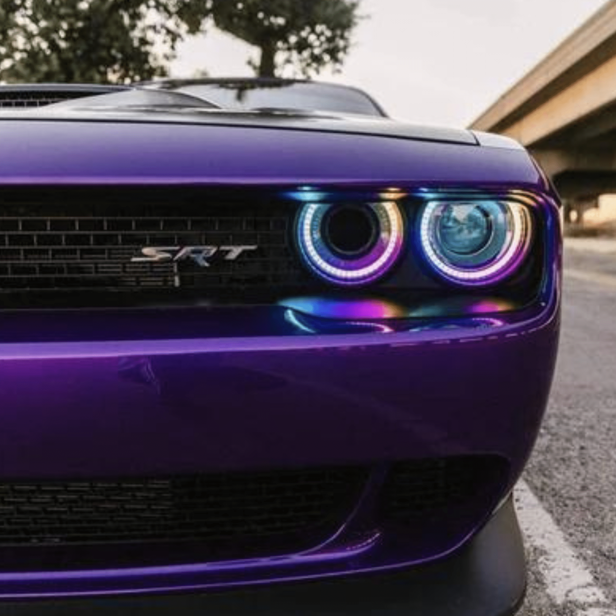 RGB Halo Kits Halo Kits 2015-2022 Dodge Challenger Headlight Halo Kit