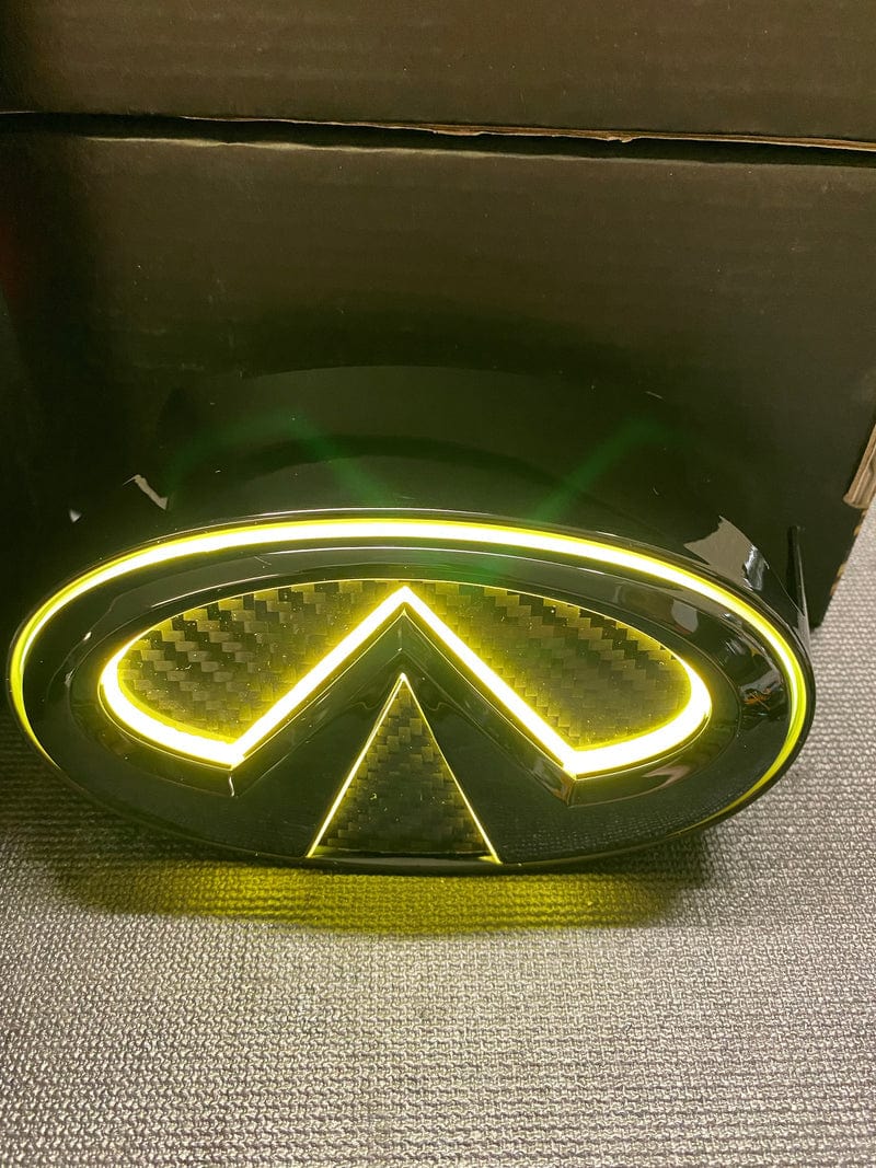 2010-2013 Infiniti G37/G25 Sedan RGB Illuminated LED Emblem - RGB Halo Kits Multicolor Flow Series Color Chasing RGBWA LED headlight kit Colorshift Oracle Lighting Trendz OneUpLighting Morimoto theretrofitsource AutoLEDTech Diode Dynamics