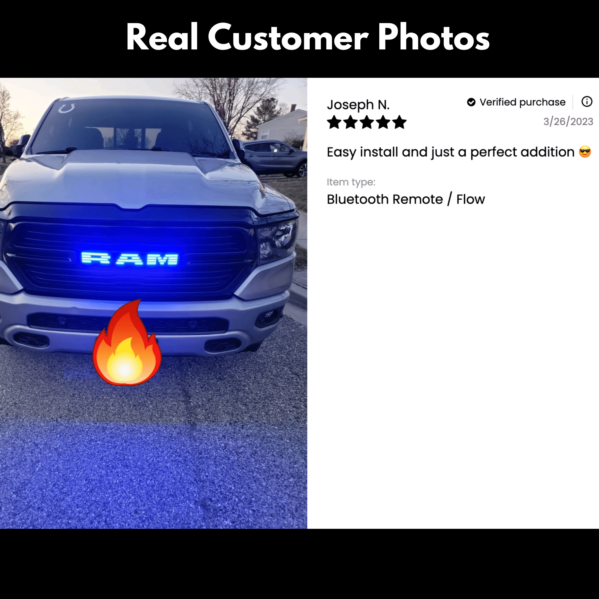 2019-2023 Ram Multicolor Illuminated LED Emblem 2.0 - RGB Halo Kits Multicolor Flow Series Color Chasing RGBWA LED headlight kit Oracle Lighting Trendz OneUpLighting Morimoto theretrofitsource AutoLEDTech Diode Dynamics