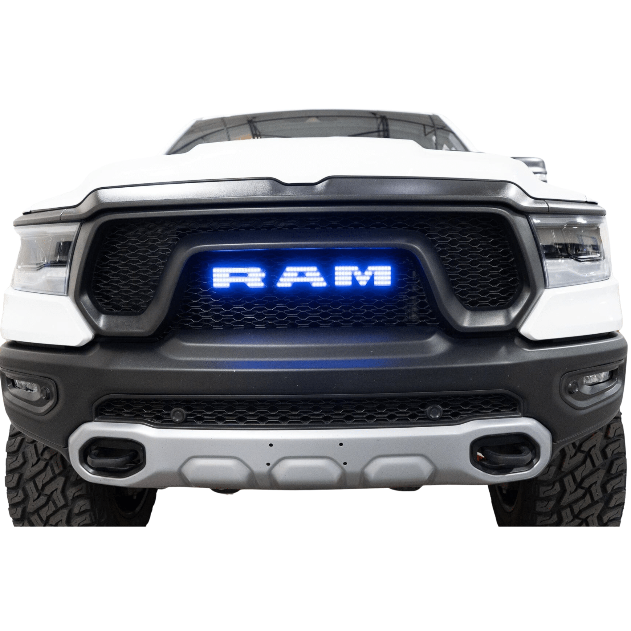 2019-2023 Ram Multicolor Illuminated LED Emblem 2.0 - RGB Halo Kits Multicolor Flow Series Color Chasing RGBWA LED headlight kit Oracle Lighting Trendz OneUpLighting Morimoto theretrofitsource AutoLEDTech Diode Dynamics
