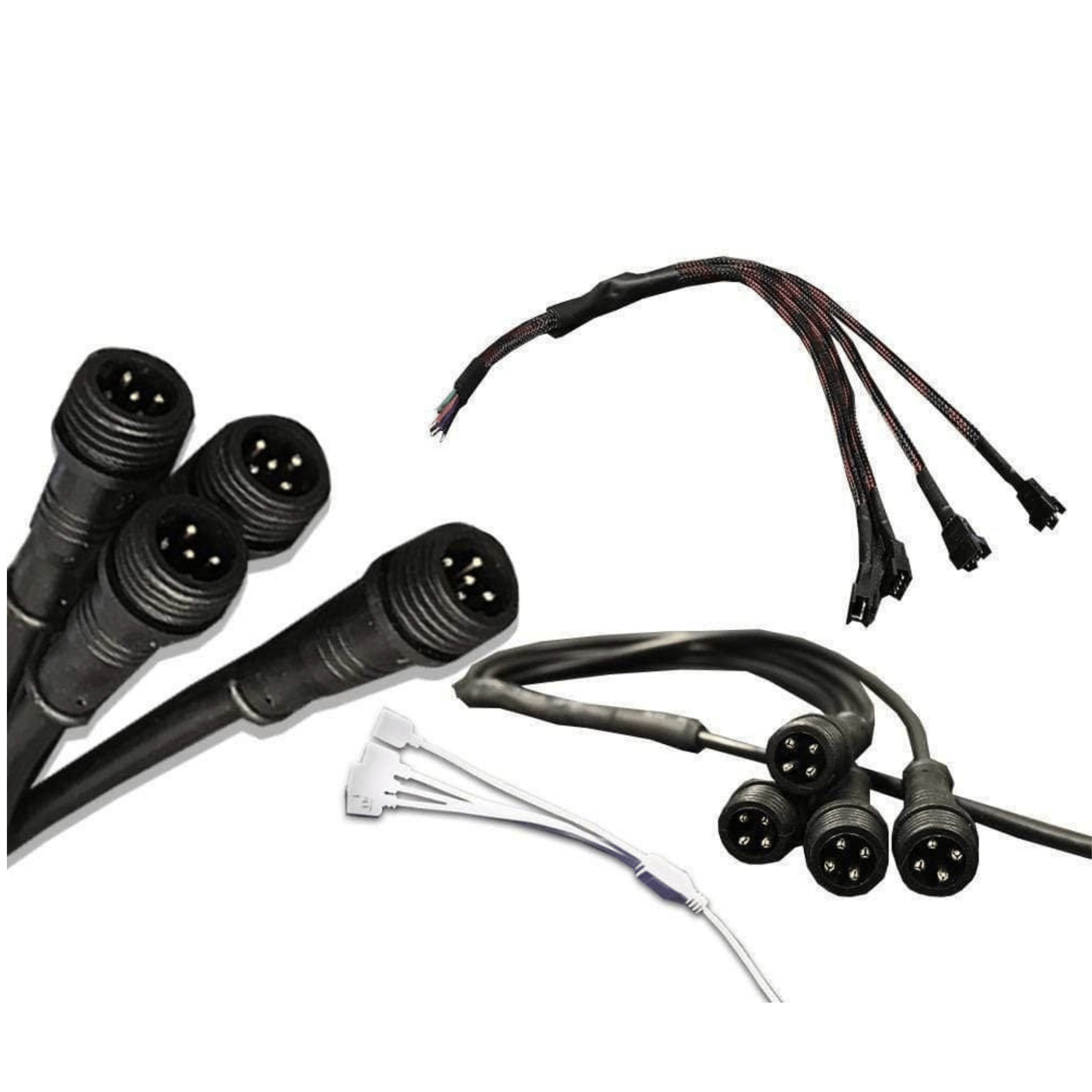 RGB Halo Kits Install Components Wire Splitters (increase outputs on controller)