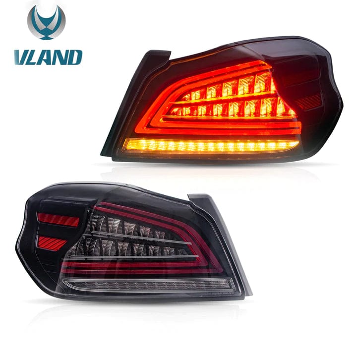 RGB Halo Kits Led Tail Lights Clear 2015-2019 SUBARU WRX / STI Tail lights