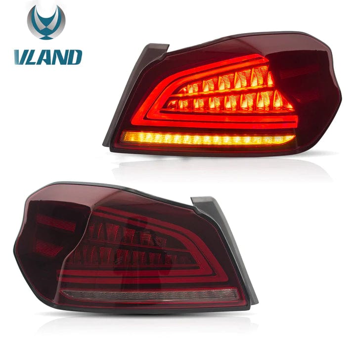 RGB Halo Kits Led Tail Lights Red 2015-2019 SUBARU WRX / STI Tail lights