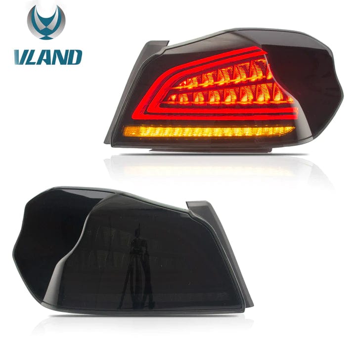 RGB Halo Kits Led Tail Lights Smoked 2015-2019 SUBARU WRX / STI Tail lights