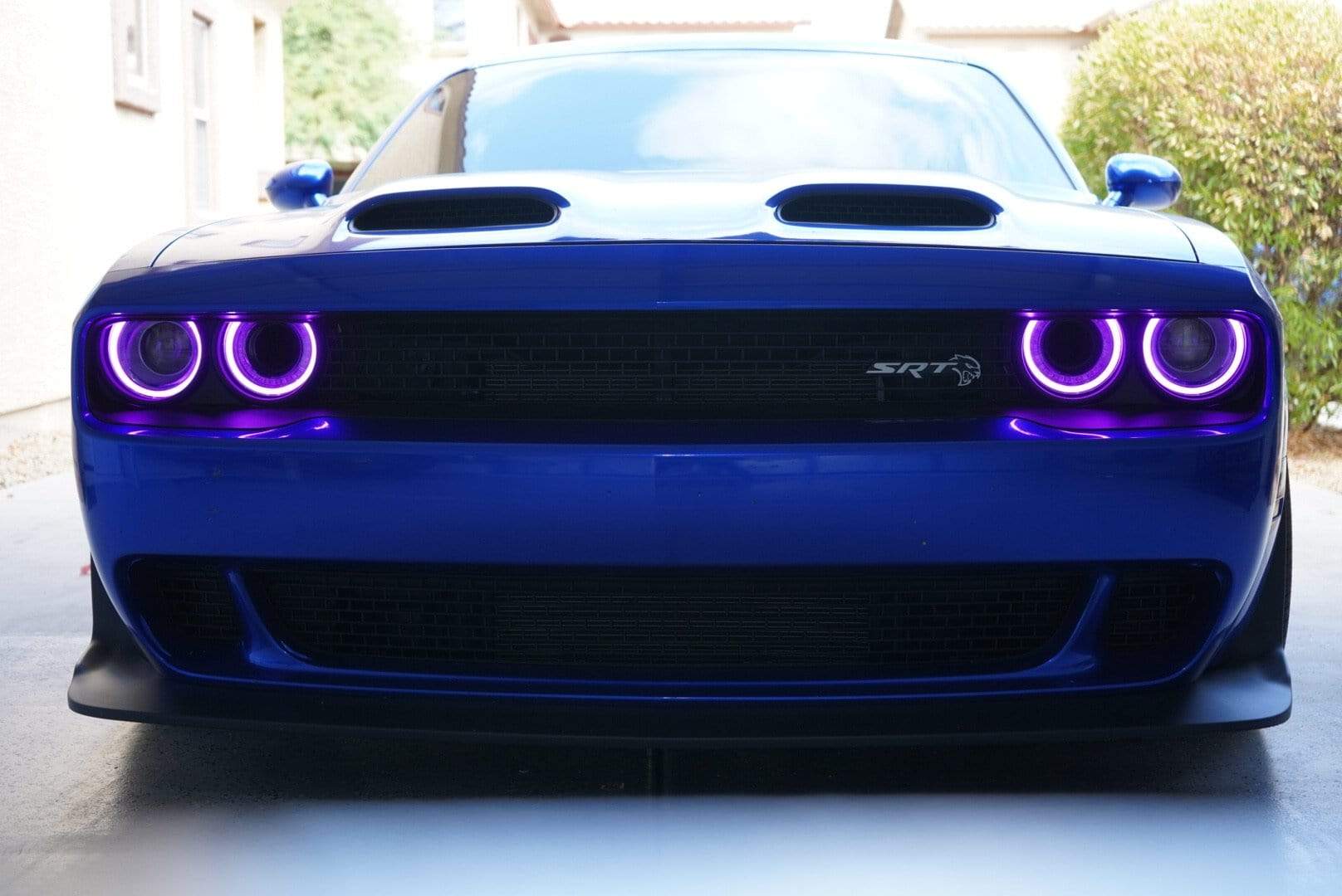 RGB Halo Kits Pre-Built Headlights 2015-2023 Dodge Challenger Pre-Built Headlights