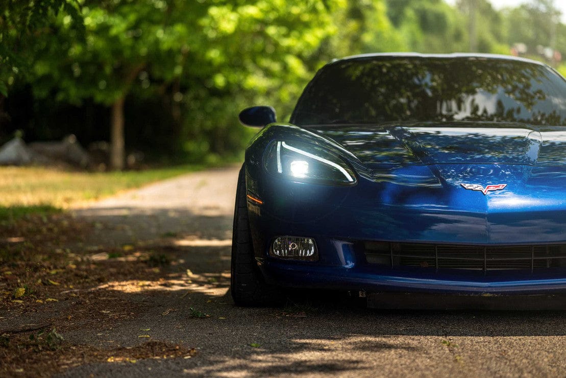 theretrofitsource Prebuilt Headlights CHEVROLET CORVETTE (05-13): GTR CARBIDE LED HEADLIGHTS