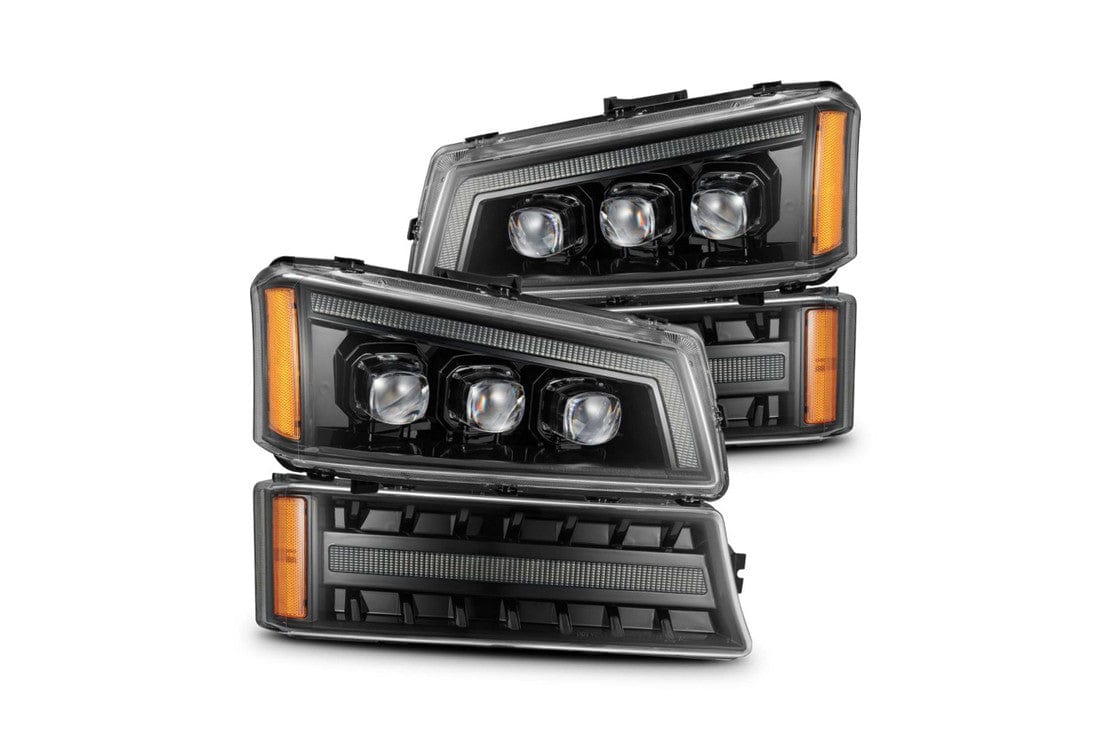 theretrofitsource Prebuilt Headlights CHEVY SILVERADO (03-06): ALPHAREX NOVA HEADLIGHTS