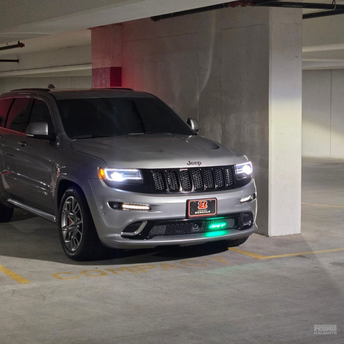 LED Emblem Badge: (Multicolor) – Compatible with SRT Vehicles
