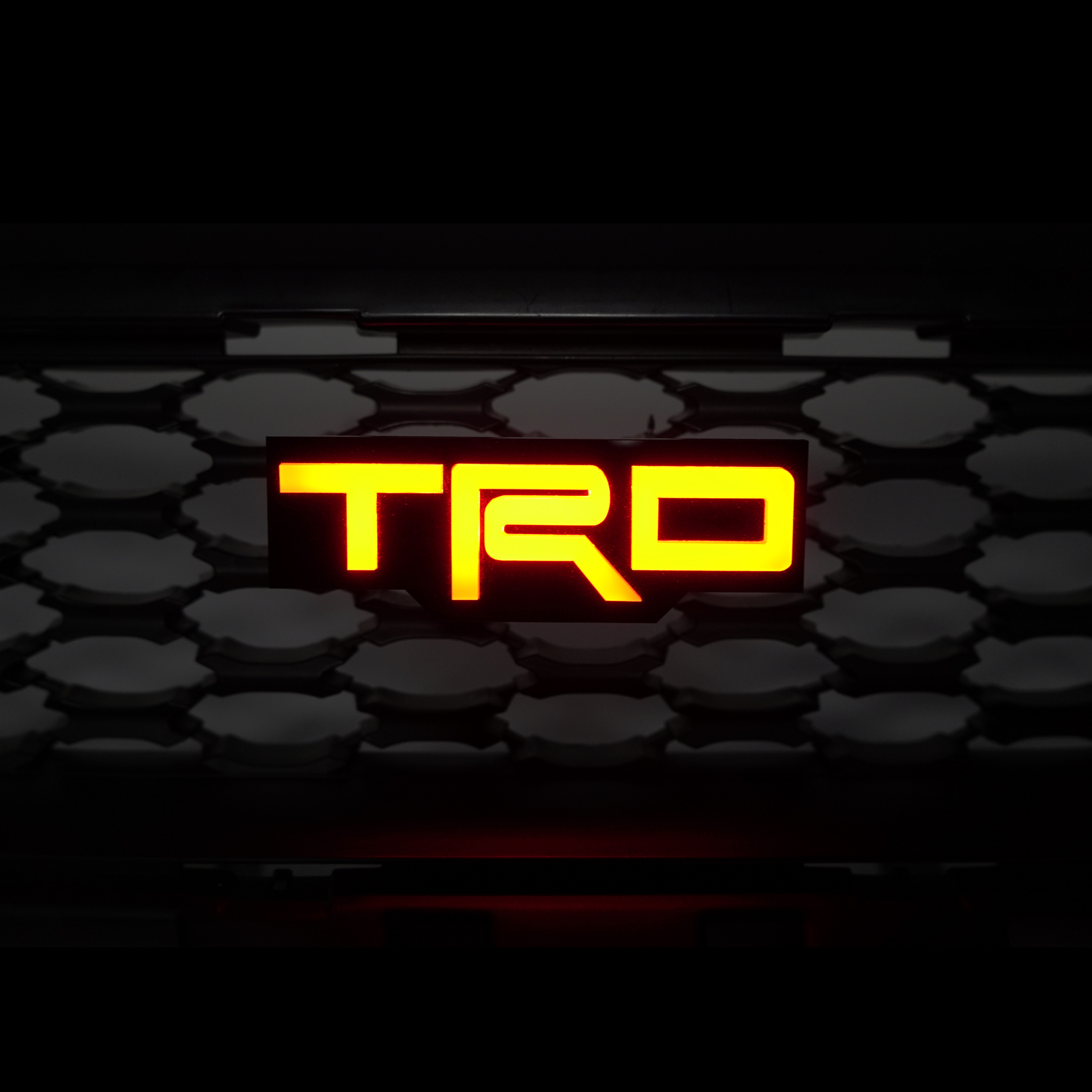 TRD : Illuminated Multicolor LED Badge | Lit Logos