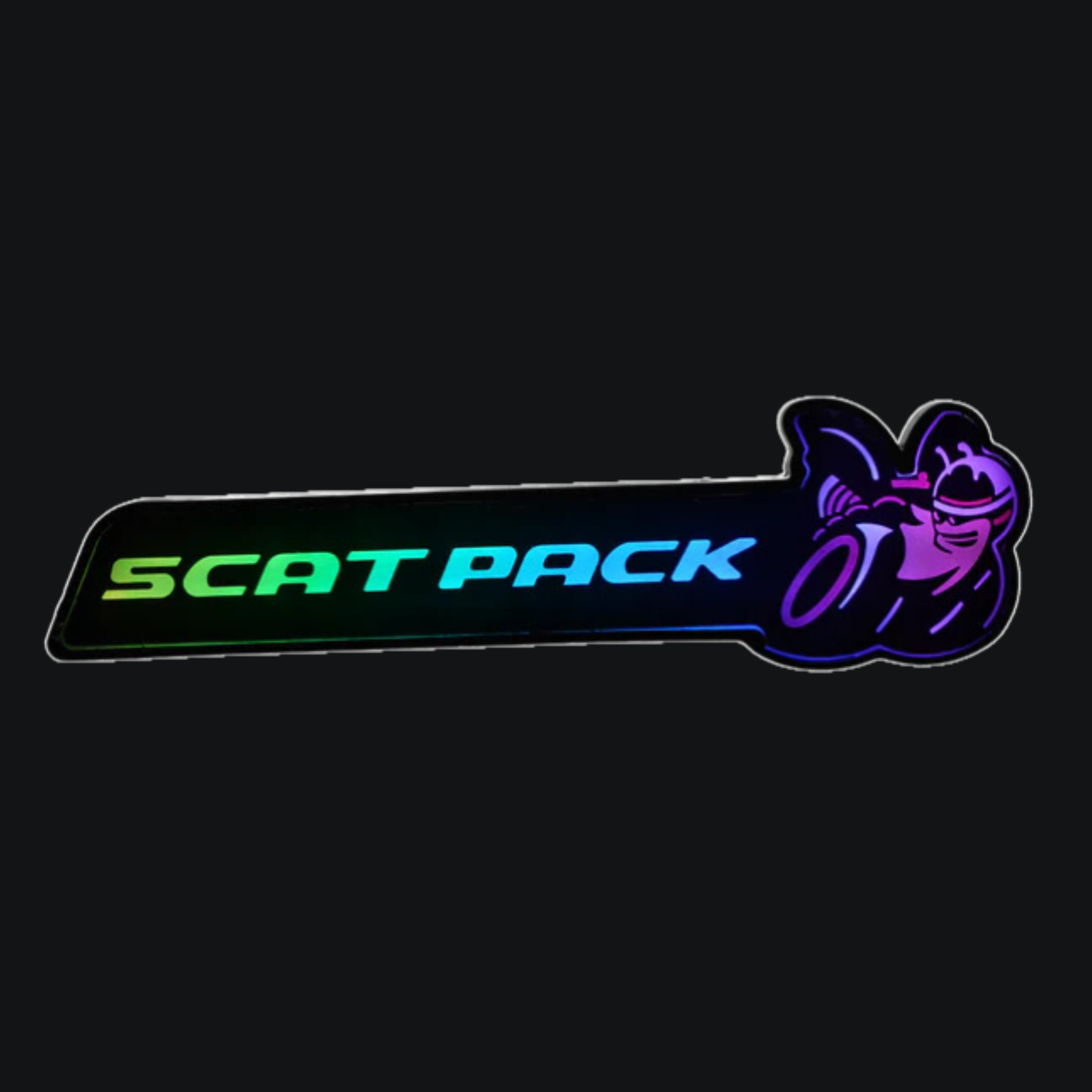 Scatpack Multicolor Flow Illuminated LED Emblem