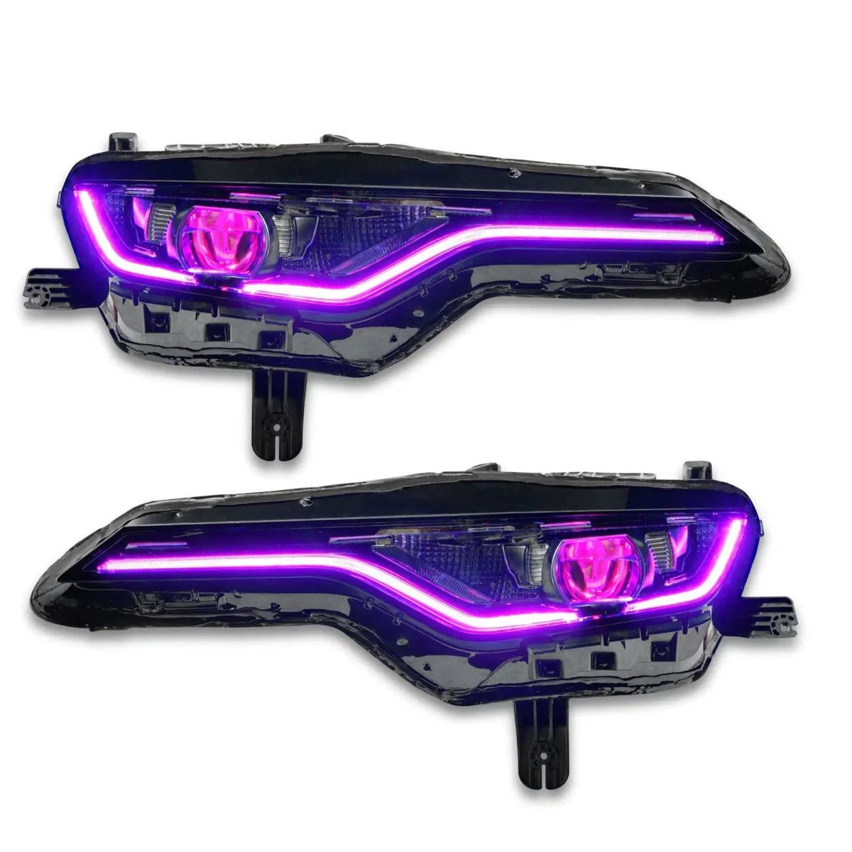 2019–2024 Camaro RS/SS Multicolor Headlights – RGBW w/ Demon Eyes – Custom Multicolor LED Lighting by RGB Halo Kits