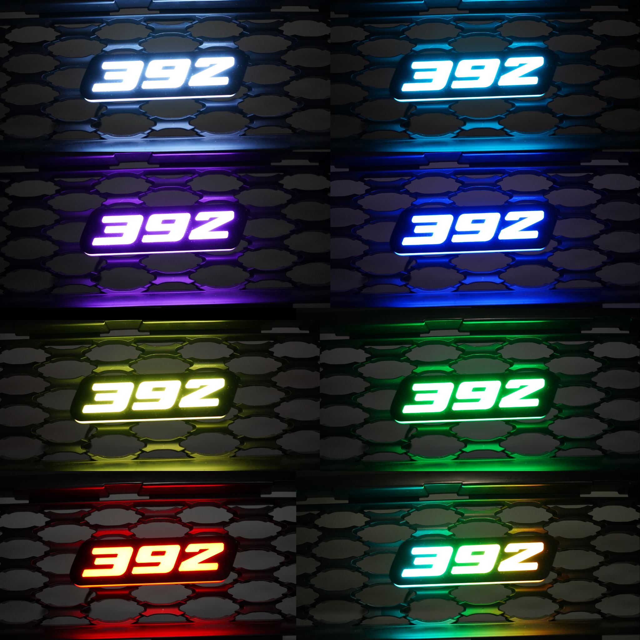 392 LED Badge: (Multicolor)