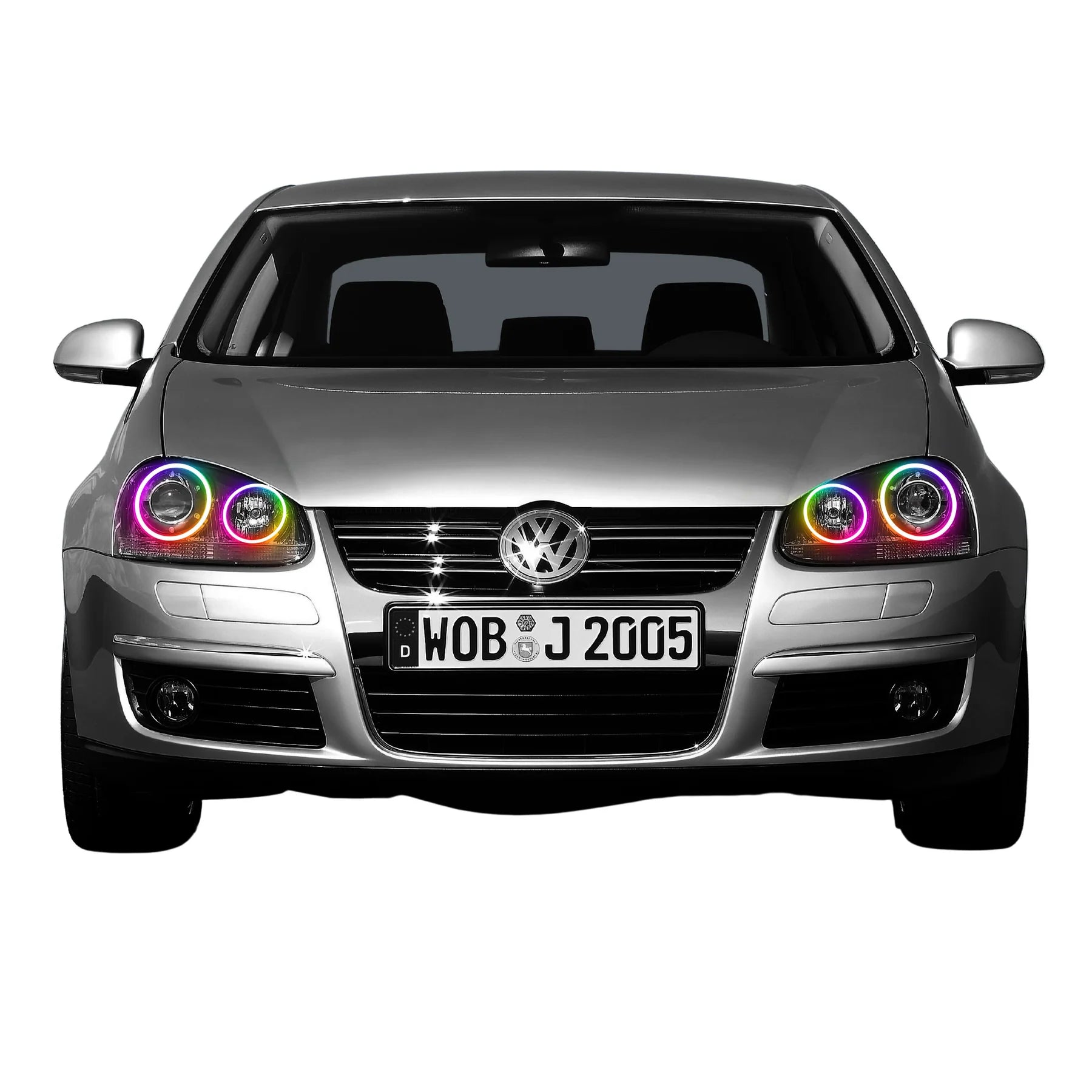 2005-2010 Volkswagen Jetta/GTI Headlight Multicolor Halo Kit