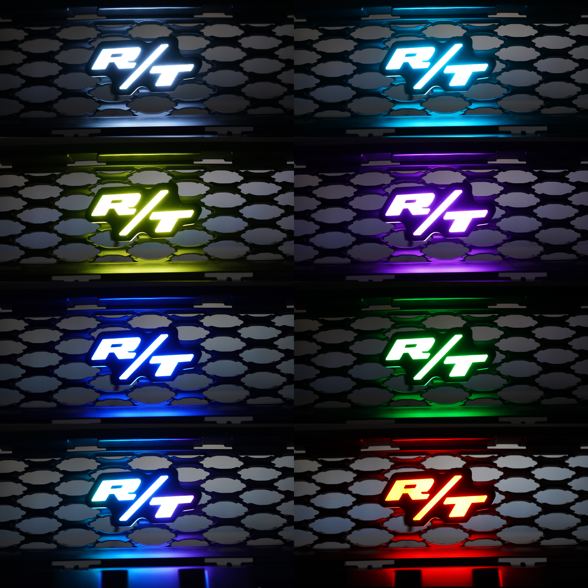 RT LED Badge: (Multicolor)