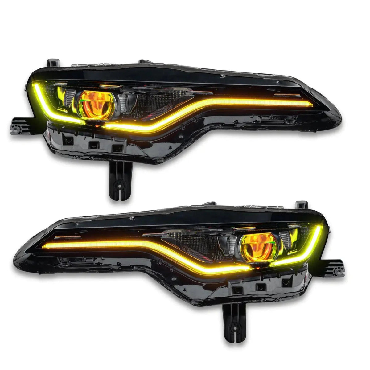 2019–2024 Camaro RS/SS Multicolor Headlights – RGBW w/ Demon Eyes – Custom Multicolor LED Lighting by RGB Halo Kits