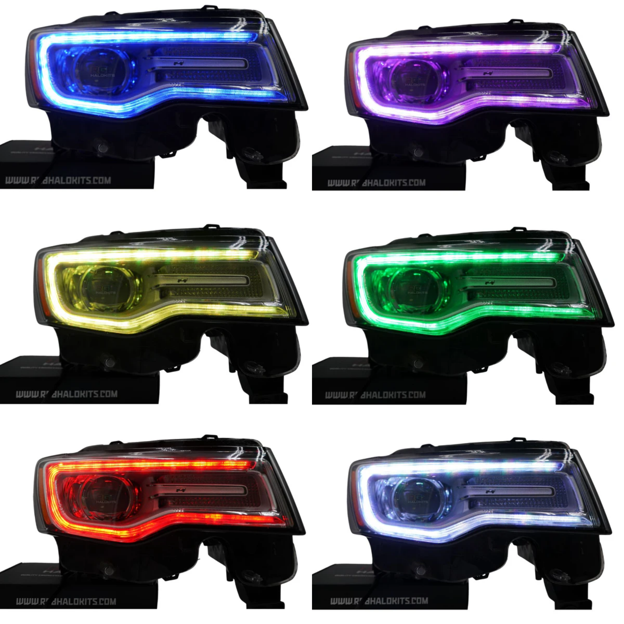 Jeep Grand Cherokee Multicolor DRL Boards (2014-2021)