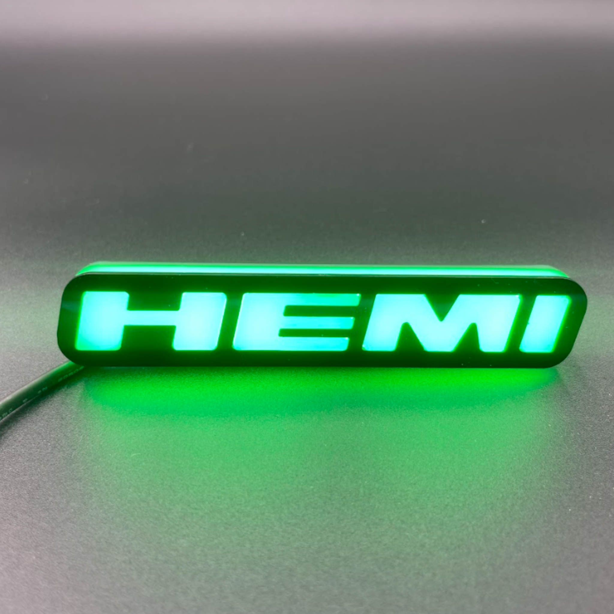 Hemi LED Badge: (Multicolor)