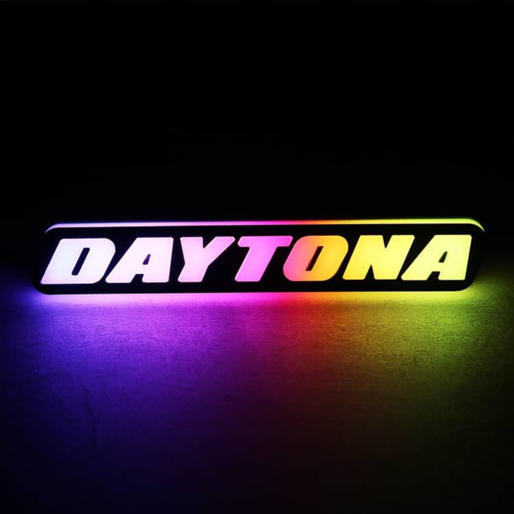 Daytona LED Badge: (Multicolor)