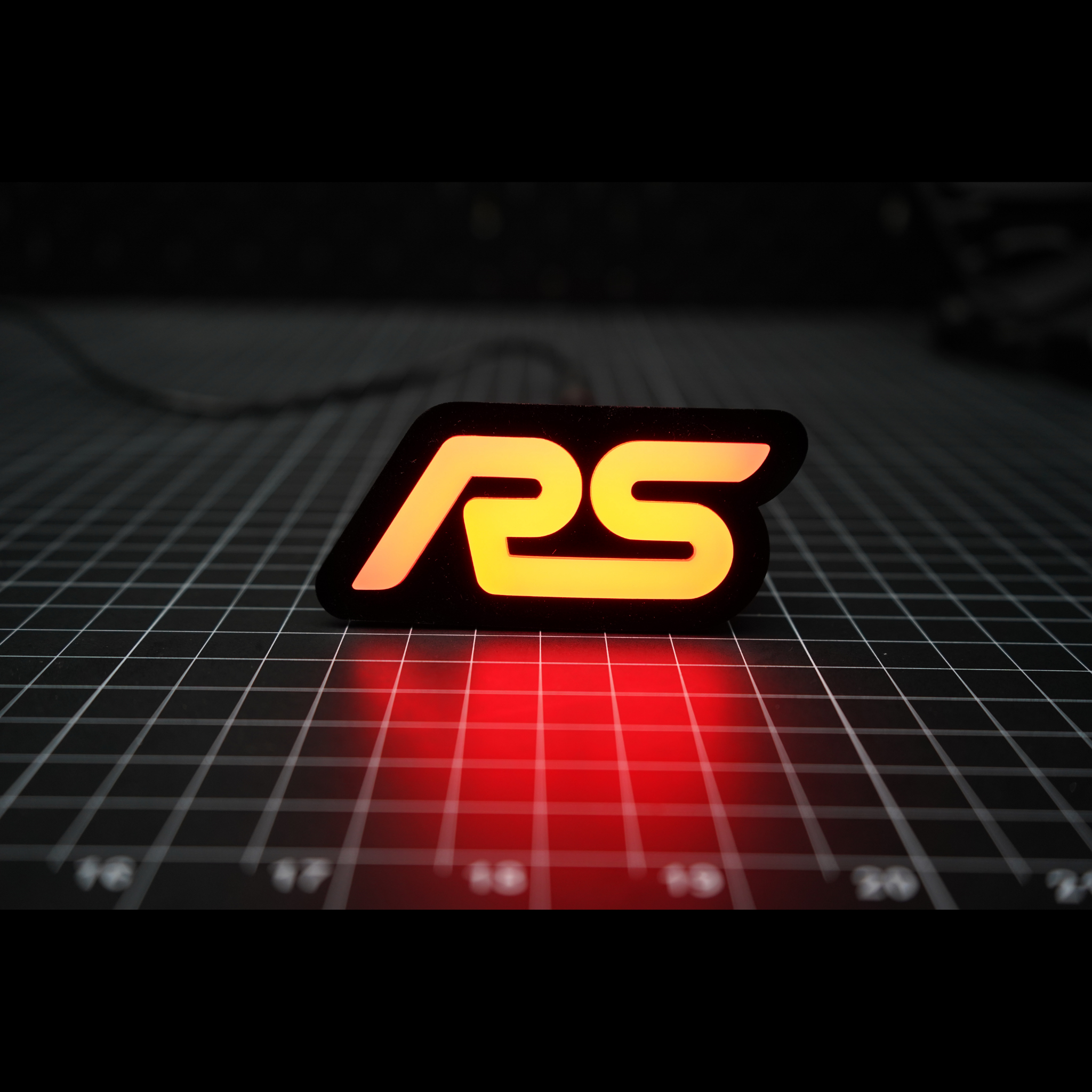 RS : Multicolor LED Badge (15-18 Ford Focus) | Lit Logos