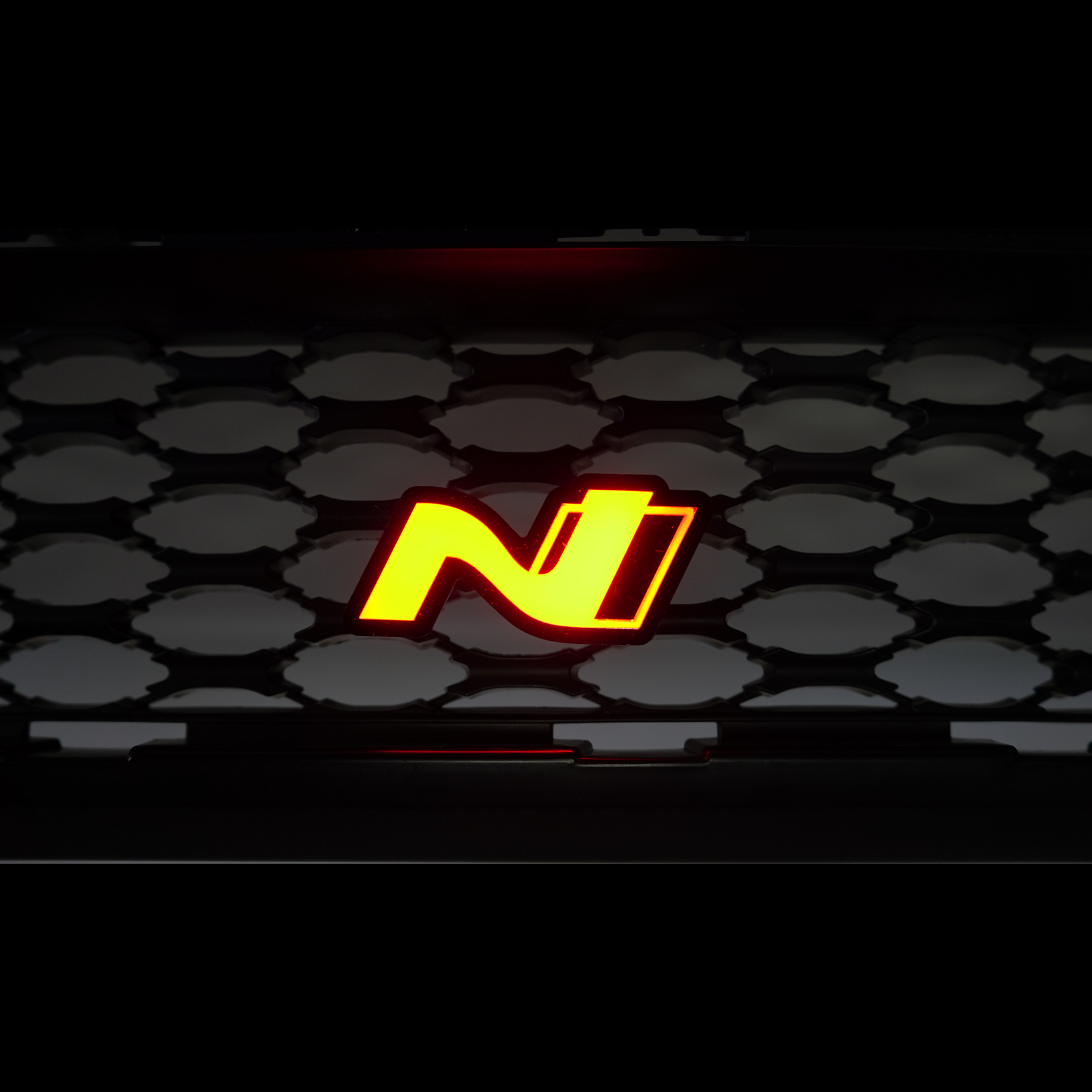 N Badge : Illuminated Multicolor LED Badge | Lit Logos