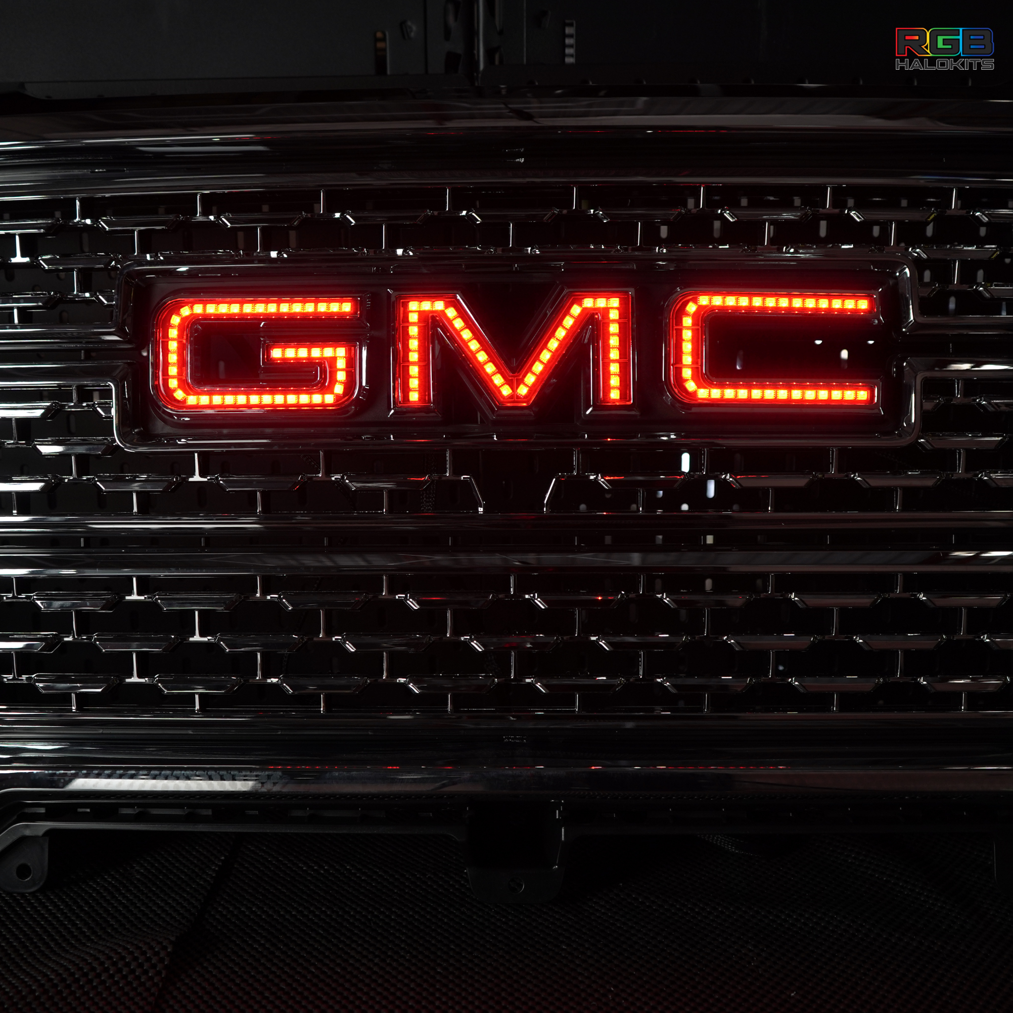 GMC LED Emblem: Multicolor (1999-2024)