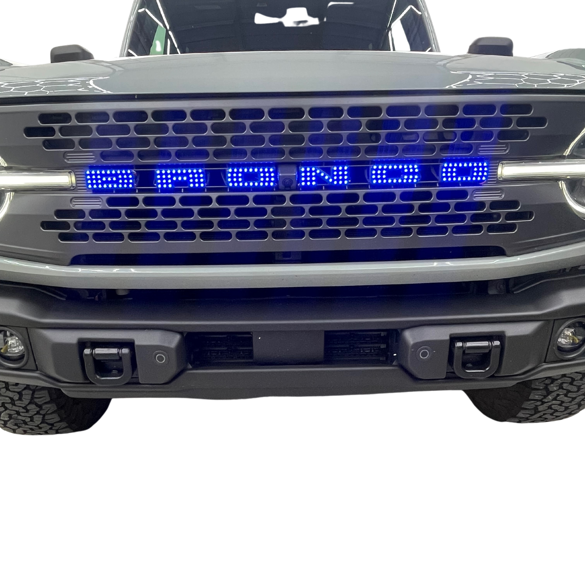 Bronco LED Emblem: (Multicolor)